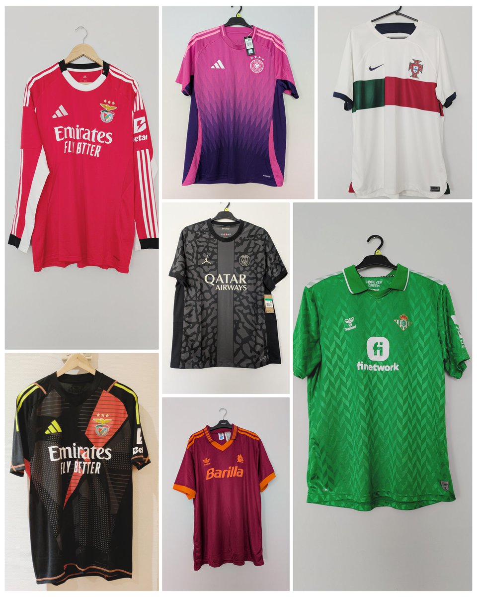 ThePedronator's tweet image. Taking inspiration from @Bellissimoshirt, here are the football shirts that have been added to the collection so far this year. I've not got anything new lined up but I'm sure there will be a few more added by the end of the year.