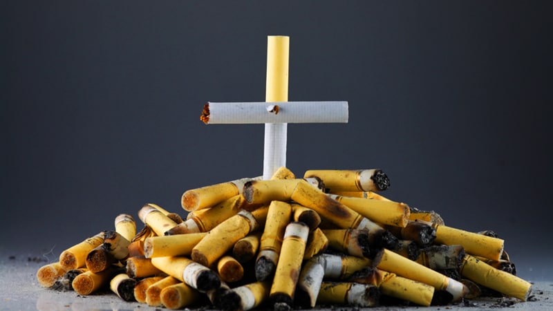 MedscapeES's tweet image. El Dr. Maurie Markman analiza un editorial que plantea que fumar un solo cigarrillo podría reducir en 20 minutos la esperanza de vida de una persona.
ms.spr.ly/6011s1nh7