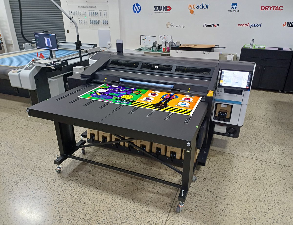MidcompOfficial's tweet image. The @HP Latex R530 all-in-one printer is up and running at our Midcomp iHub. This little trojan offers massive vibrant prints, serious versatility, and zero compromise!
Pop in for a demo and let’s talk print: midcomp.co.za/innovation-hub/
#hplatex #printgamechanger #hybridprinting