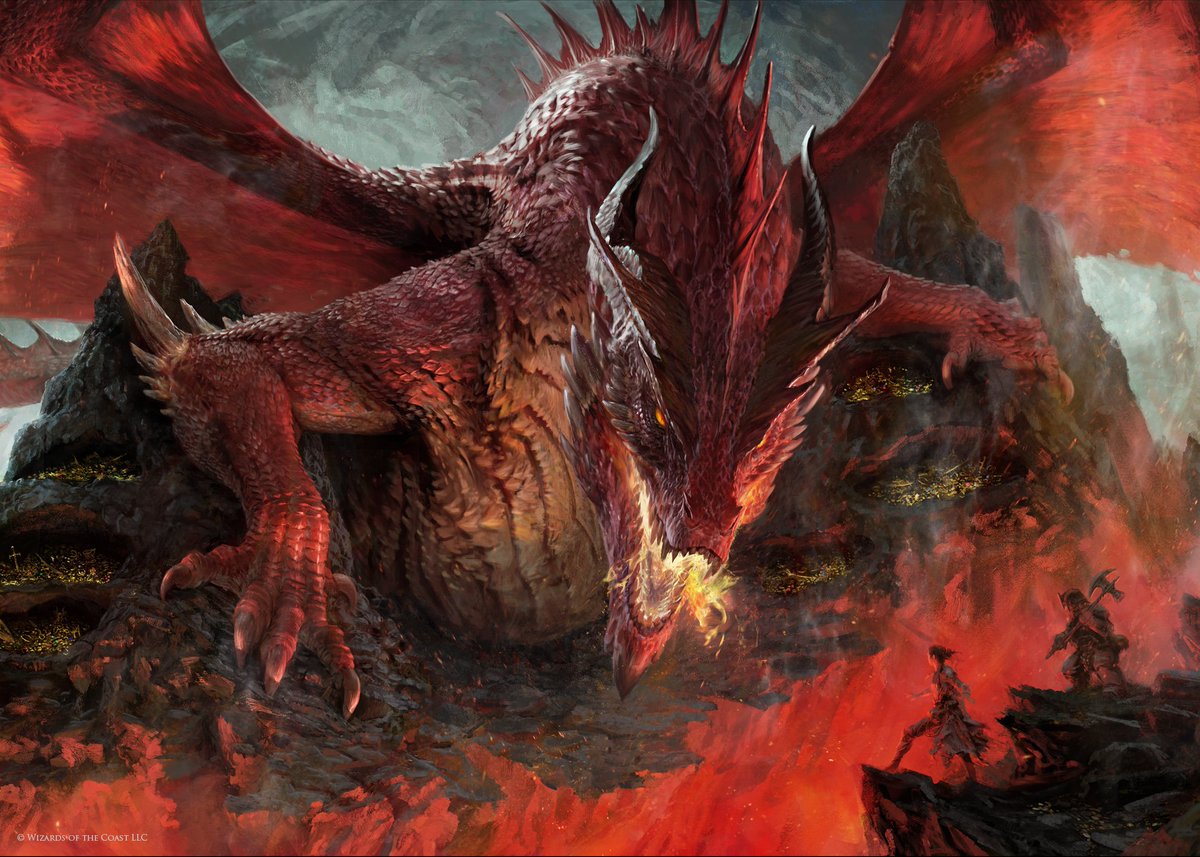 Red Dragon. Created for Dungeons &amp; Dragons.
AD: Josh Herman