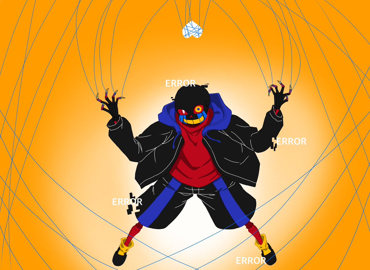 RakuA_inu's tweet image. エラーさん
 #undertaleAU  #Error