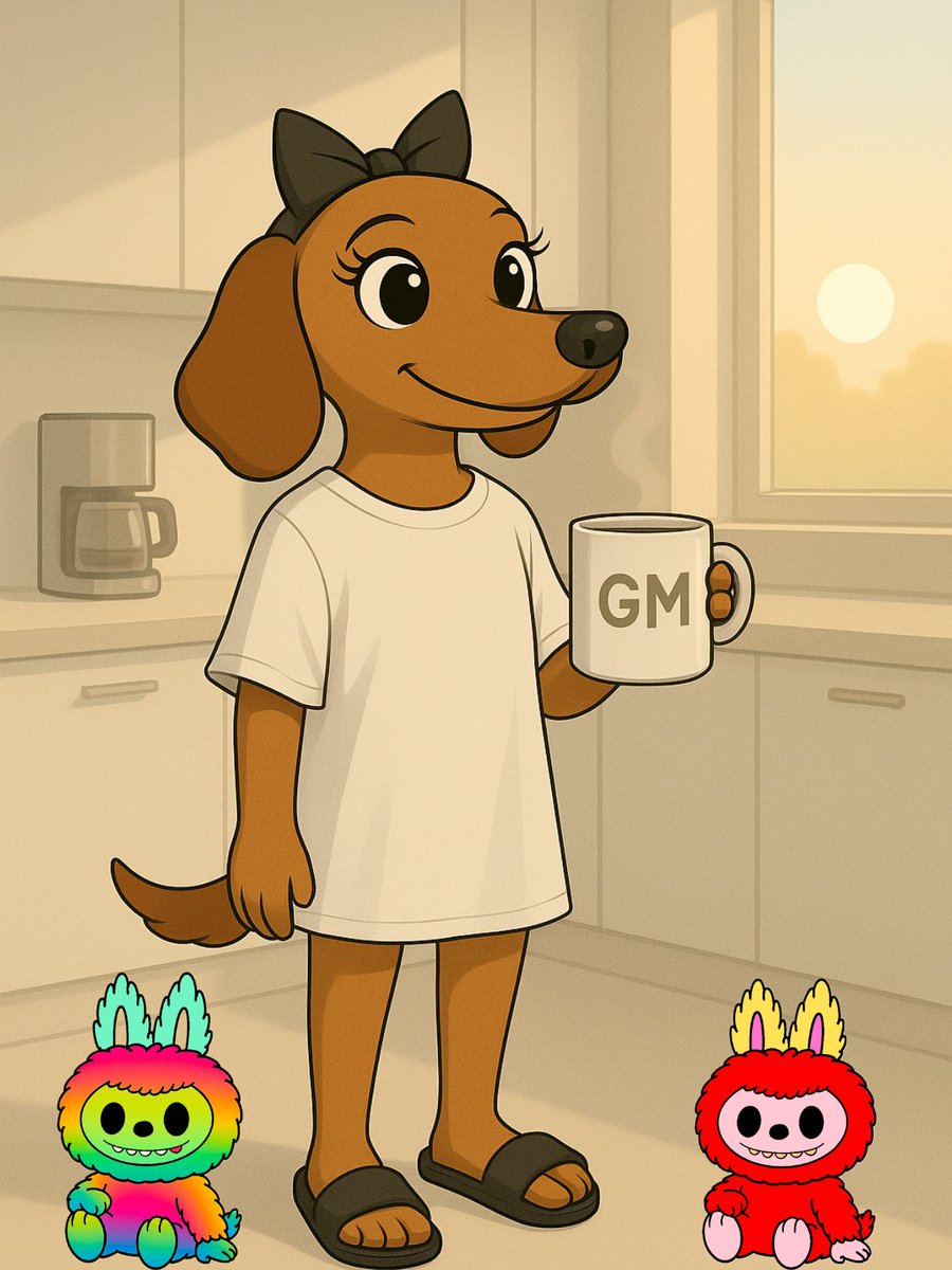 nusssdog's tweet image. Rise&amp;amp;shine Family! 🥰 
@labubunft_