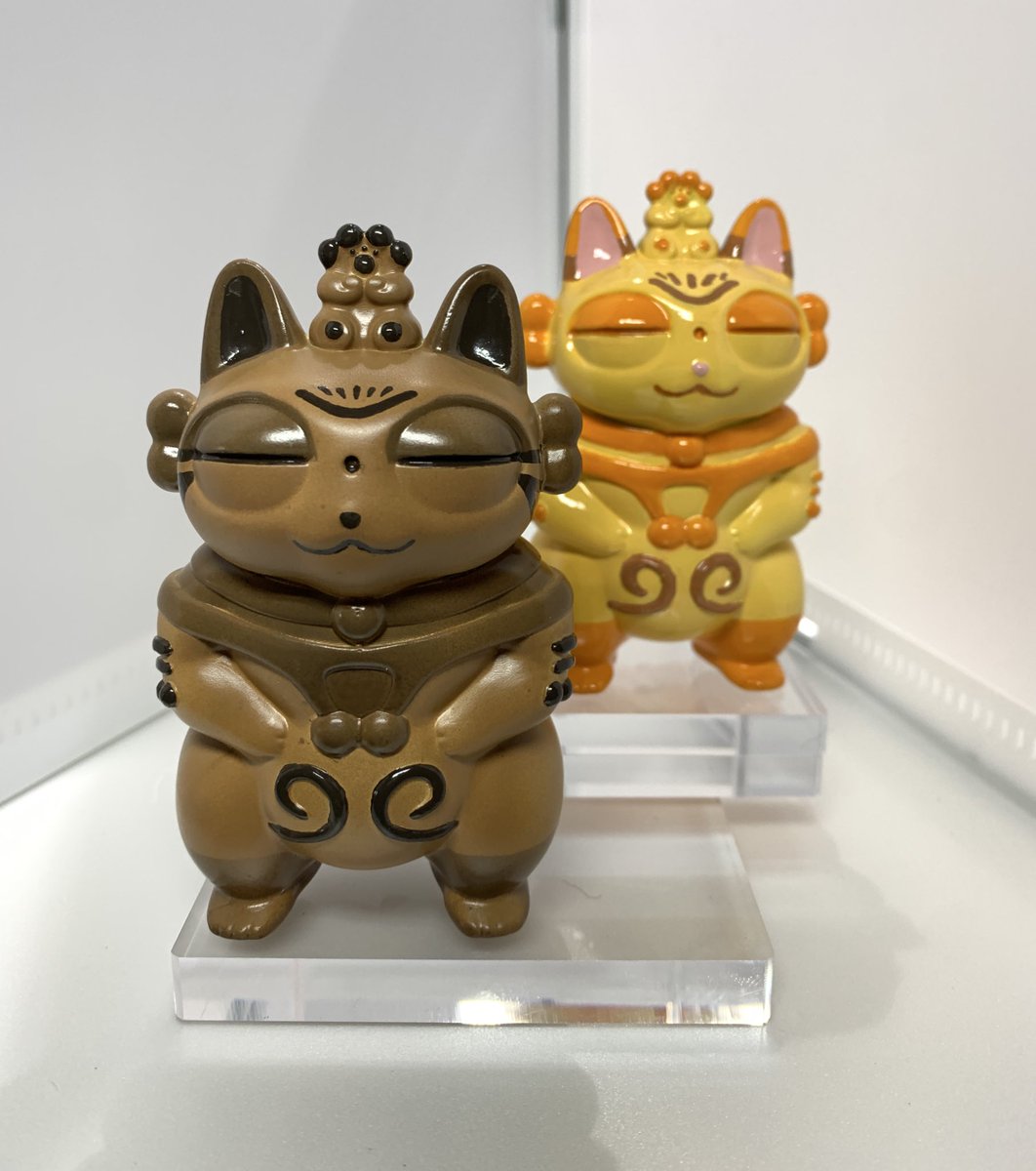 tabun2022's tweet image. #WF2025S 初出展です。
猫型土偶のレジンフィギュアを展示します。
◎縄文猫 (虎 通常色ver.)
◎縄文猫(錆虎 土偶色ver.)
未塗装品のキットを販売予定です。
よろしくお願いします。