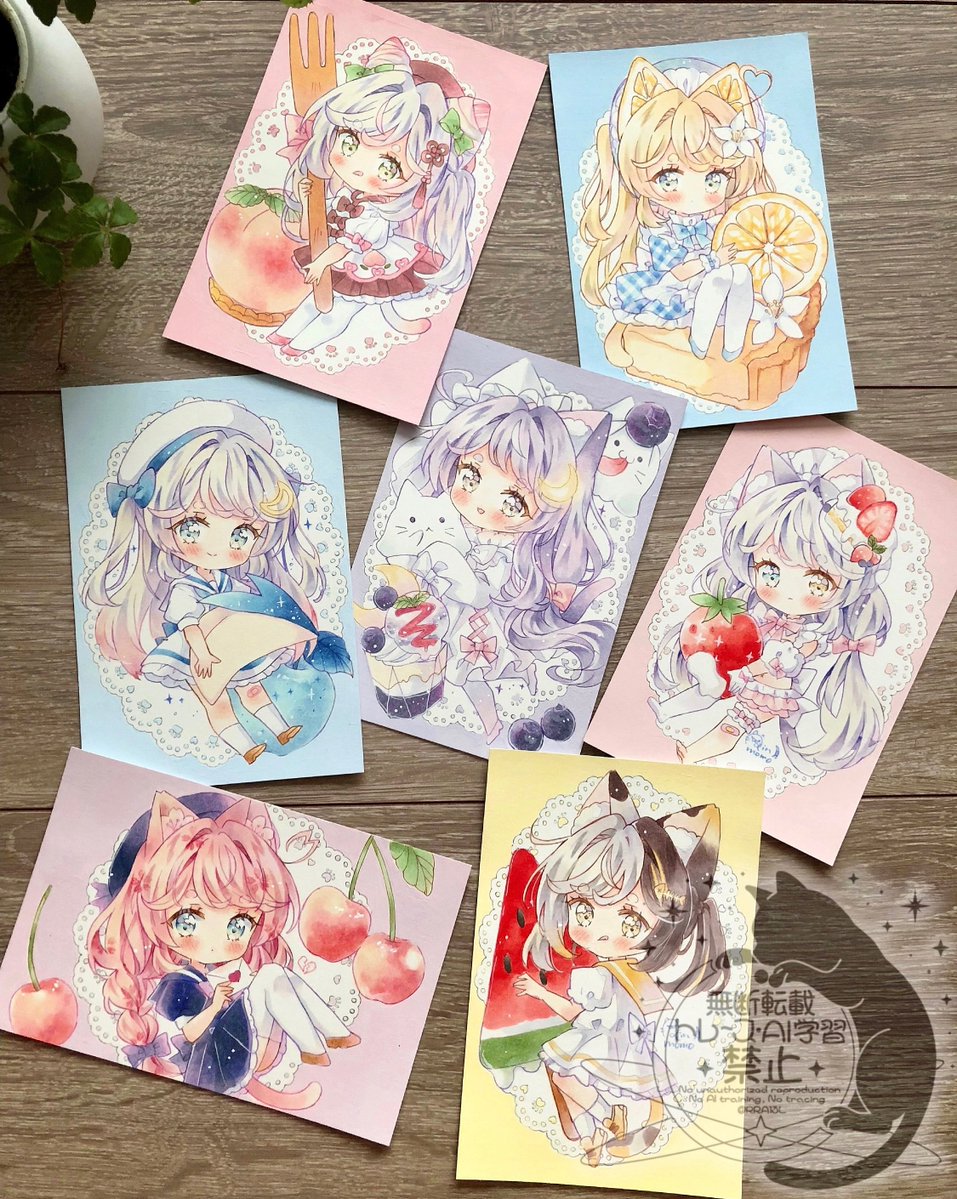 RRa13L's tweet image. 【三人展開催のお知らせ】
7/26~8/3gallery glad. さんにて
フルーツをテーマにした3人展 【Fruit Palette】を開催します🍎🍇🍋
🍏メンバー
桜雪るなさん(@ouseluna0117 )
如月まっちゃさん(@kisaragimaccha )
メインイラストでレモンと桃を担当しています🍋🍑是非足を運んでくださると嬉しいです😸→