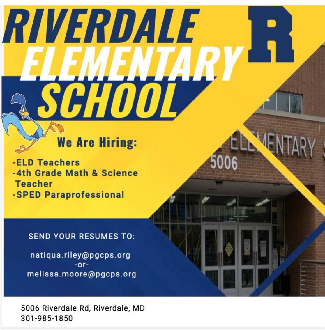 Come teach with us.  A growing community and with a bright future.