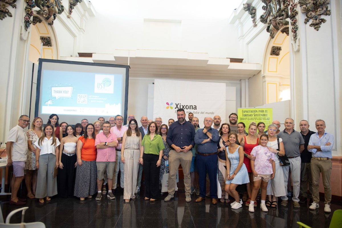 Hemos participado en la jornada sobre turismo sostenible celebrada en Xixona, en el marco del proyecto europeo Erasmus Plus - UST.
Desde el Consejo, seguimos trabajando por la sostenibilidad y para que se reconozca el valor de aquello que nos hace únicos. 

 #turrondejijona