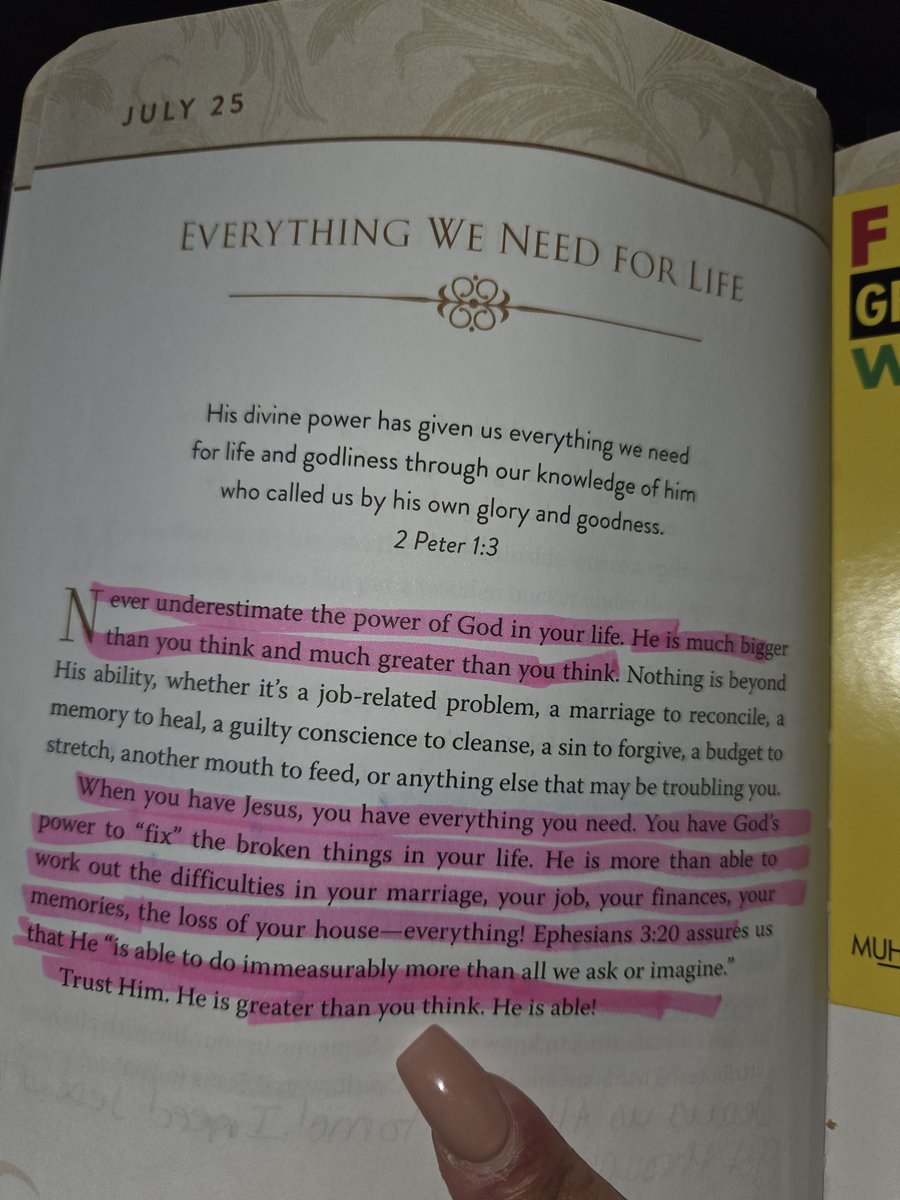 God can do all things but fail. #TrustGodsProcess