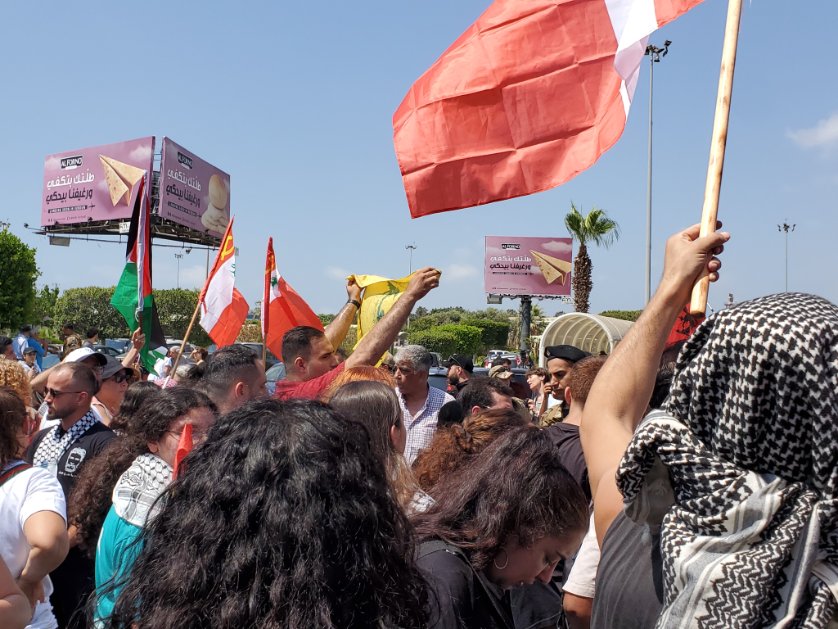 charlottekates's tweet image. Georges Abdallah, the struggling freedom fighter, has landed free in Beirut as the crowds come to the airport to welcome him, who has given his whole life in the struggle for Palestine, Lebanon and liberation.