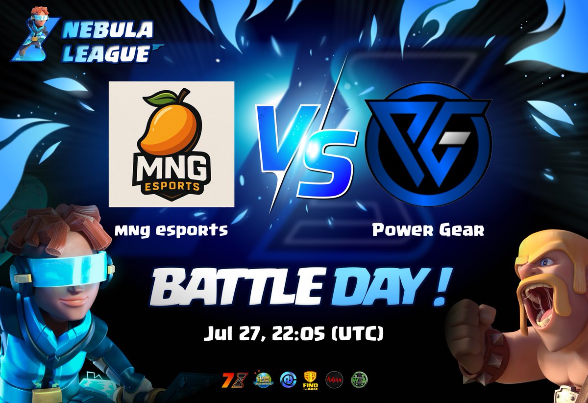 Sunday Double Bonanza 🔥
Two thrilling wars lined up this Sunday!

🕗 20:00 UTC – Full WOD Cup vs UK Supreme Kings
🕙 22:00 UTC – Nebula League vs Power Gear

We’re locked in, &amp; devices fully charged ⚡

Let’s smash some triples &amp; make it a Sunday to remember! 💥 
#ClashOfClans