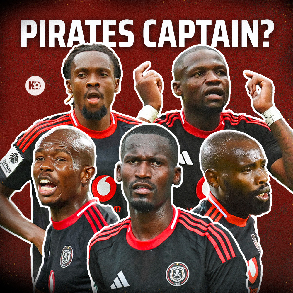 KickOffMagazine's tweet image. With the start season just a week away, the jury is out on who is best to lead Orlando Pirates' attacking line.
Who would you like to see donning the armband?🤔