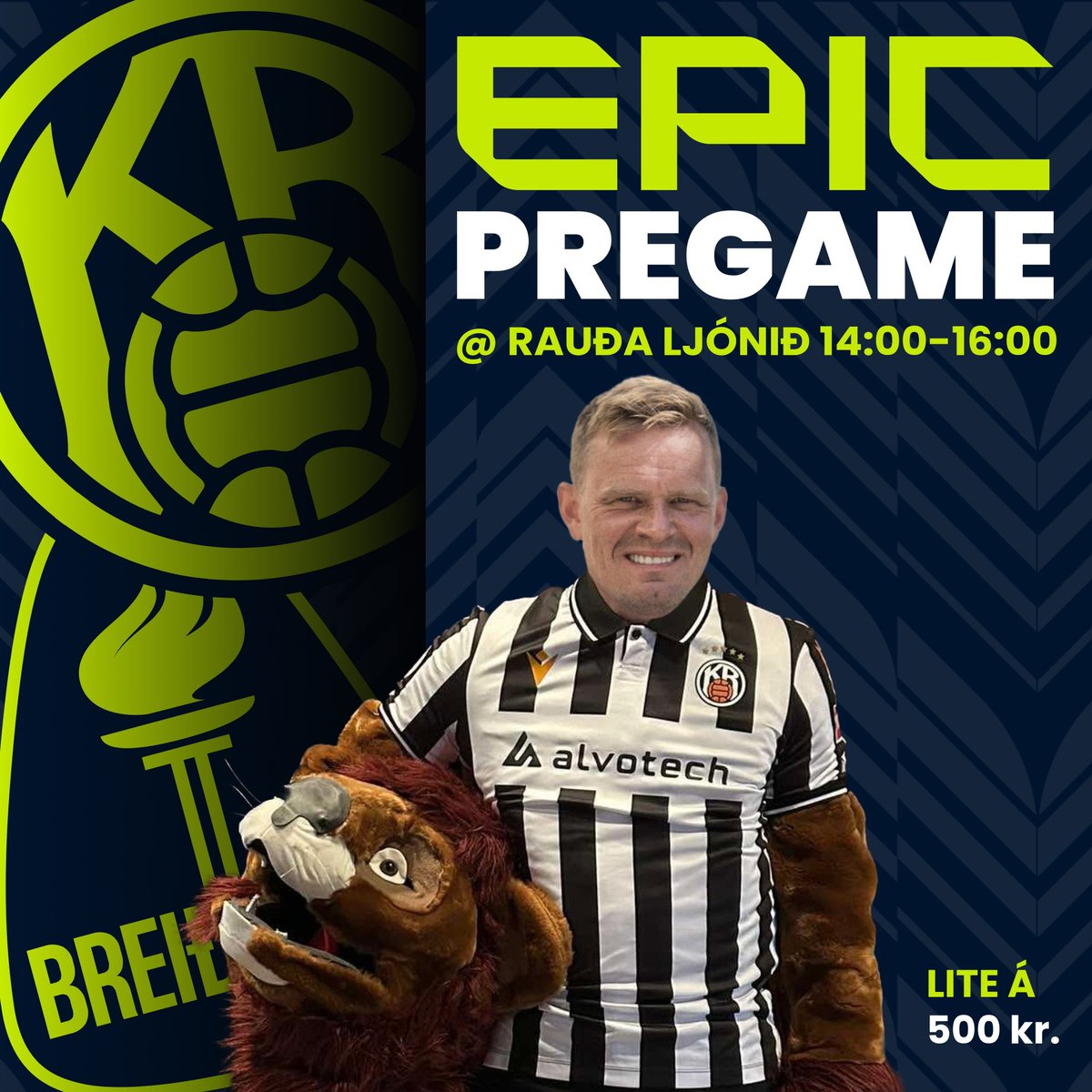 Finnið admin og óttalausa leiðtogann á Ljóninu a morgun