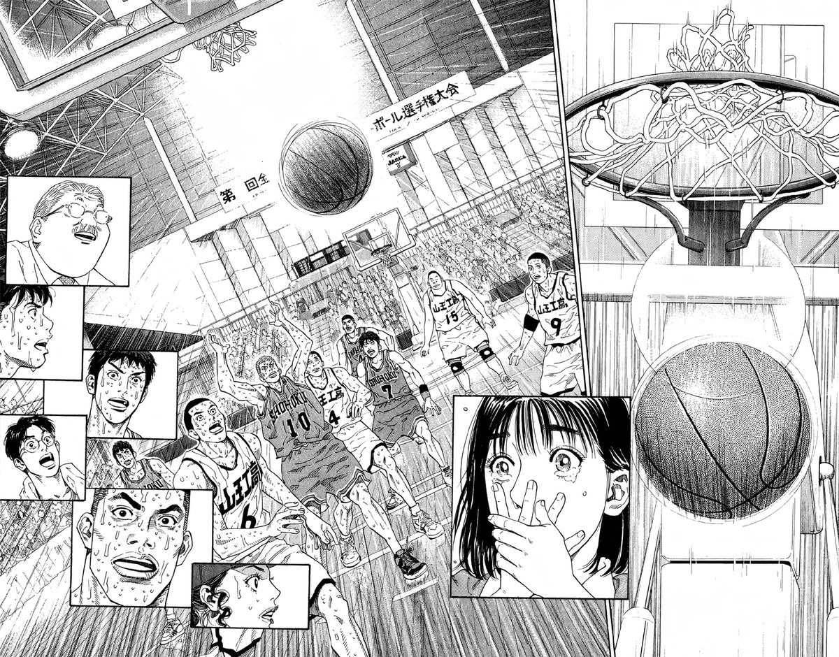 bibiiking11's tweet image. finished slam dunk
amazing story that progressively gets better with some of the best chapters in the last stretch of sannoh match. many great and likeable characters, dynamics and moments