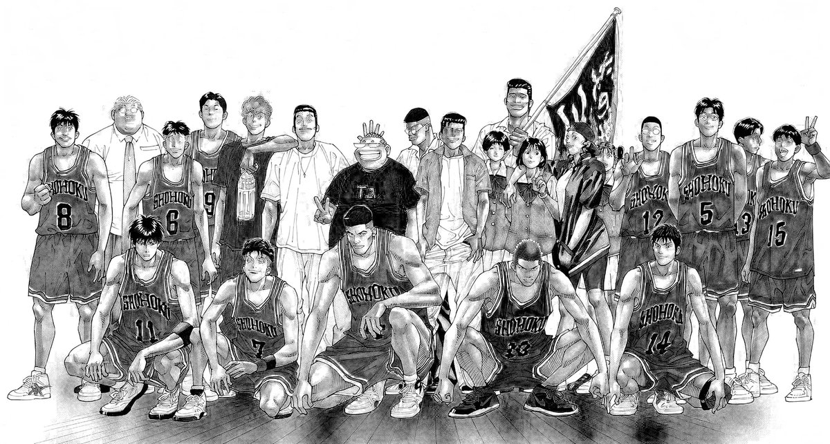 bibiiking11's tweet image. finished slam dunk
amazing story that progressively gets better with some of the best chapters in the last stretch of sannoh match. many great and likeable characters, dynamics and moments