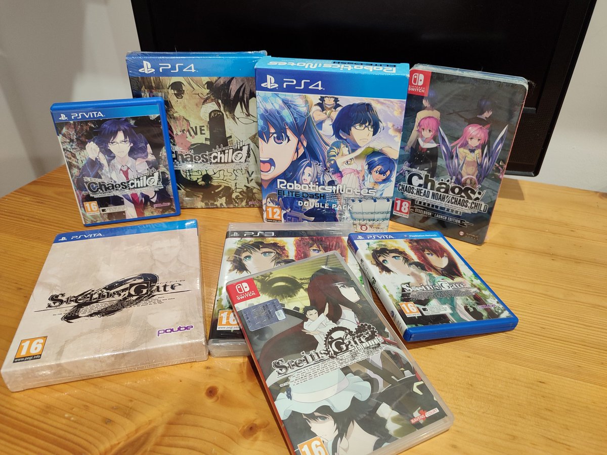 ‼️Sabías qué Anonymus Code, Chaos Child, Steins;Gate y sus derivadas secuelas y precuelas pertenecen al mismo universo?

➡️ Se denomina Science Adventure y lo componen además de estos videojuegos, mangas, animes... Ríete tú de Marvel 😵‍💫