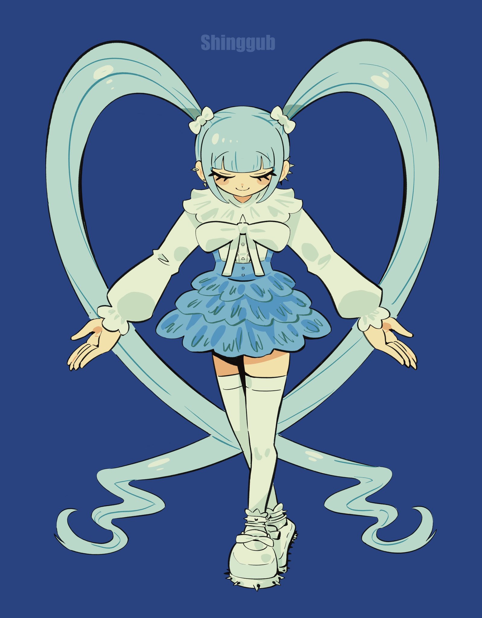 少女の絵 TrinArt)金髪少女イラスト集 - zzzのお絵描きページ