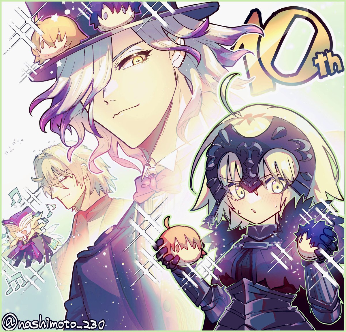 10周年おめでとうございます‼️‼️
アヴェンジャー投稿しました！

サリエリ先生も巌窟王も星と同伴アチーブメント達成済みなので邪ルタちゃんもマスターと！
 #FGO10周年 
 #FGO 
 #FGO10周年メッセージ