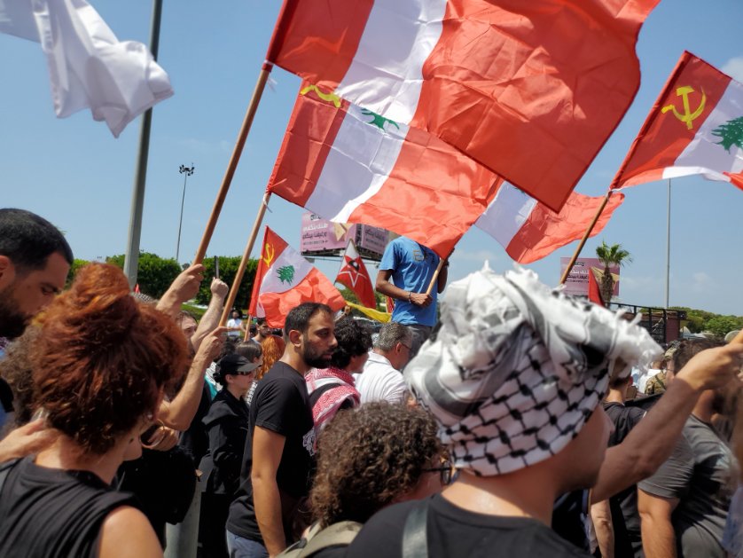 SamidounPP's tweet image. The struggling revolutionary Georges Abdallah has landed at Beirut Airport, on the free land of Lebanon, after 41 years in French prison, as crowds gather to welcome him home!