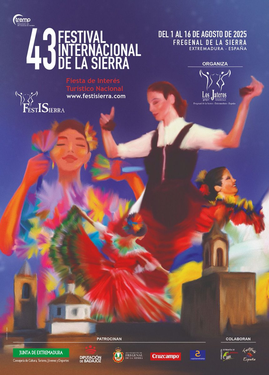 📌Consulta la programación de <a href="/FESTISIERRA/">FESTISIERRA</a> 2025 de #Fregenal en el siguiente enlace:  festisierra.com/programacion/
Cartel: <a href="/FESTISIERRA/">FESTISIERRA</a>