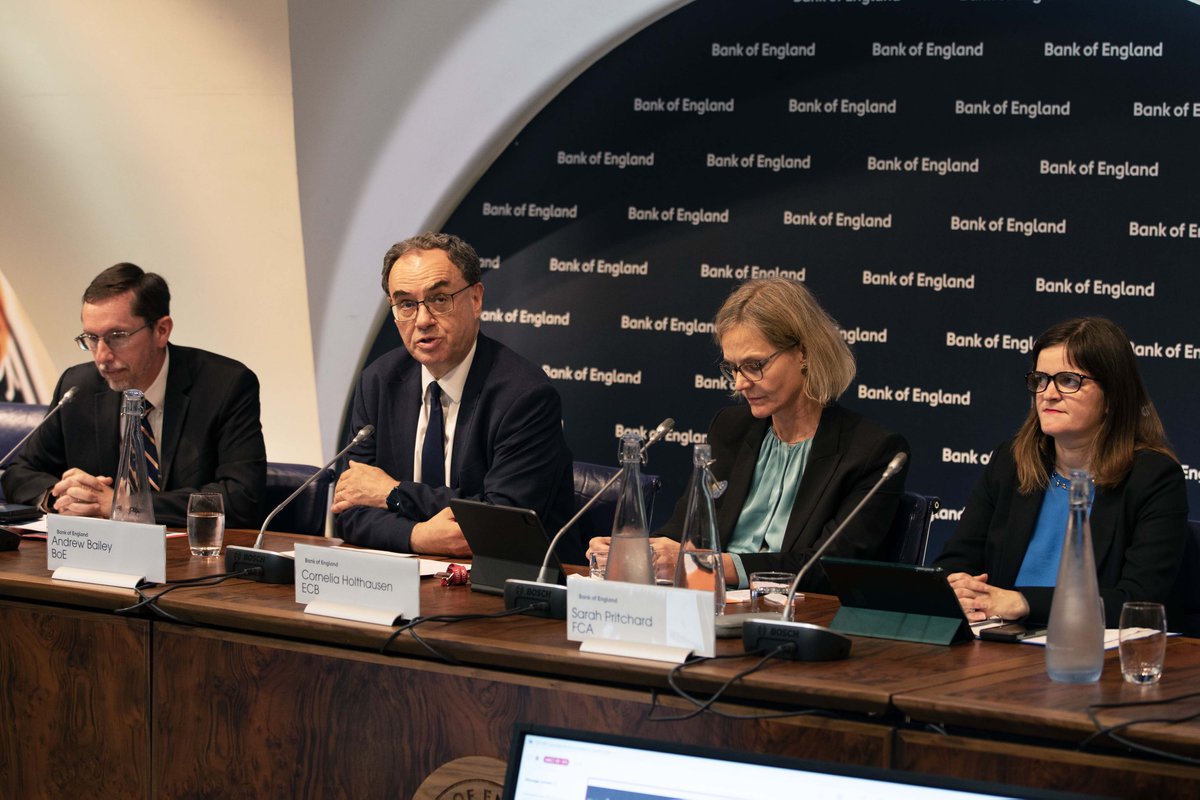 FinStbBoard's tweet image. 📢 This month, we published recommendations to tackle financial stability risks from leverage in nonbank financial intermediation. Watch FSB Chair Andrew Bailey discuss these insights in our event recording. 🎥👇
bit.ly/4efnOuD
