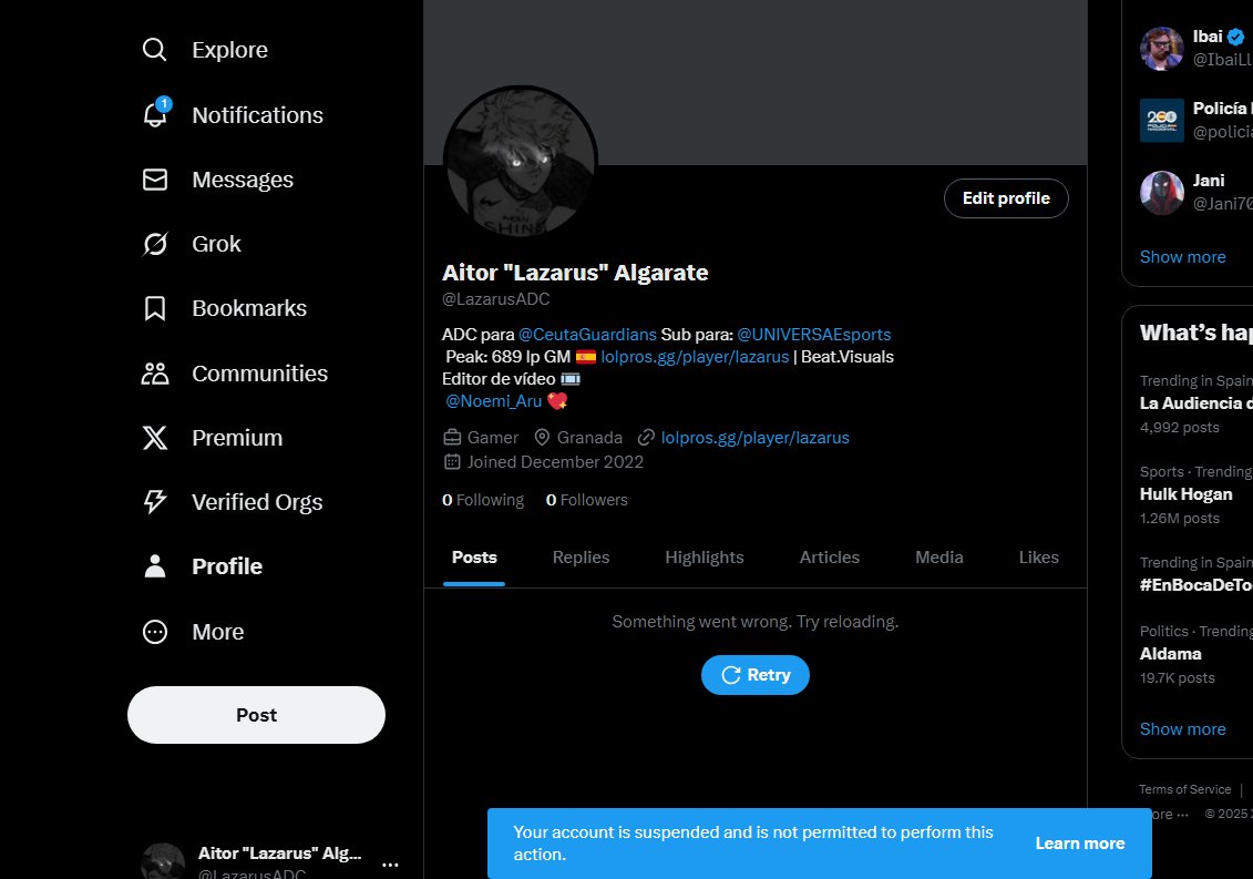 Aitor "Lazarus" Algarate tweet media