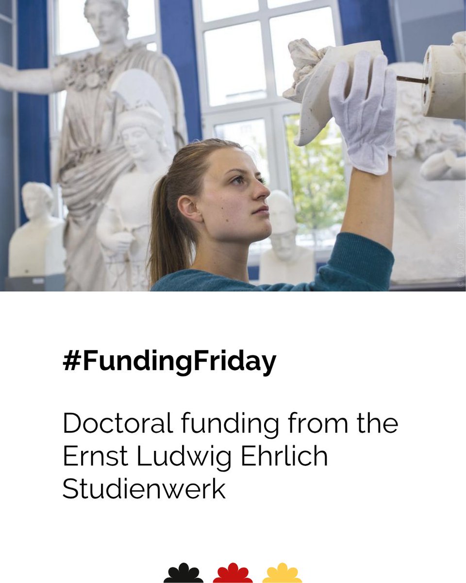 ResearchGermany's tweet image. The Ernst Ludwig Ehrlich Studienwerk supports Jewish doctoral candidates in all subject areas, except medicine. Non-Jewish candidates can apply with research projects focusing on Jewish topics. Apply by 30 September here👉 sohub.io/11w4 (in German)
#FundingFriday