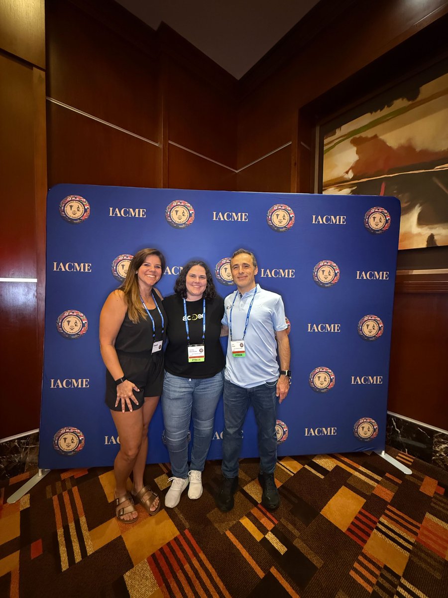 acoerco's tweet image. We’ve just wrapped up a fantastic few days at the IACME 2025 Annual Conference in Las Vegas!
First, a huge thank you to John Fudenburg and Michelle Chernicoff at IACME for organizing such a well-run and welcoming event. Their support for our mission and genuine kindness made…