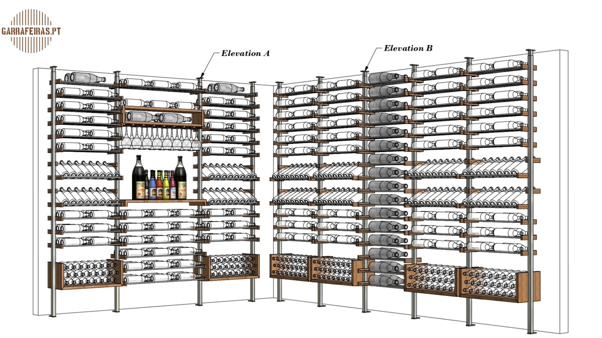 GarrafeirasP's tweet photo. Transform your wine storage into a statement piece🍷
Our custom-designed wine rack system blends functionality with elegant design – perfect for collectors, hotels, and wine lovers.

#WineRack #InteriorDesign #WineLovers https://t.co/xjqvhwZpAA