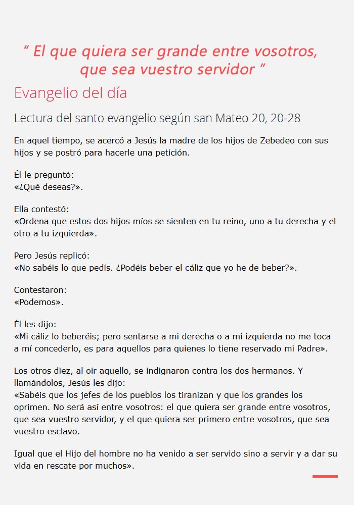 𝗗𝗶𝗼𝘀 𝘀𝗮𝗹𝘃𝗮 𝗮𝗹 𝗺𝘂𝗻𝗱𝗼 ❤️
Evangelio de hoy 🙏 viernes, 25 de julio de 2025