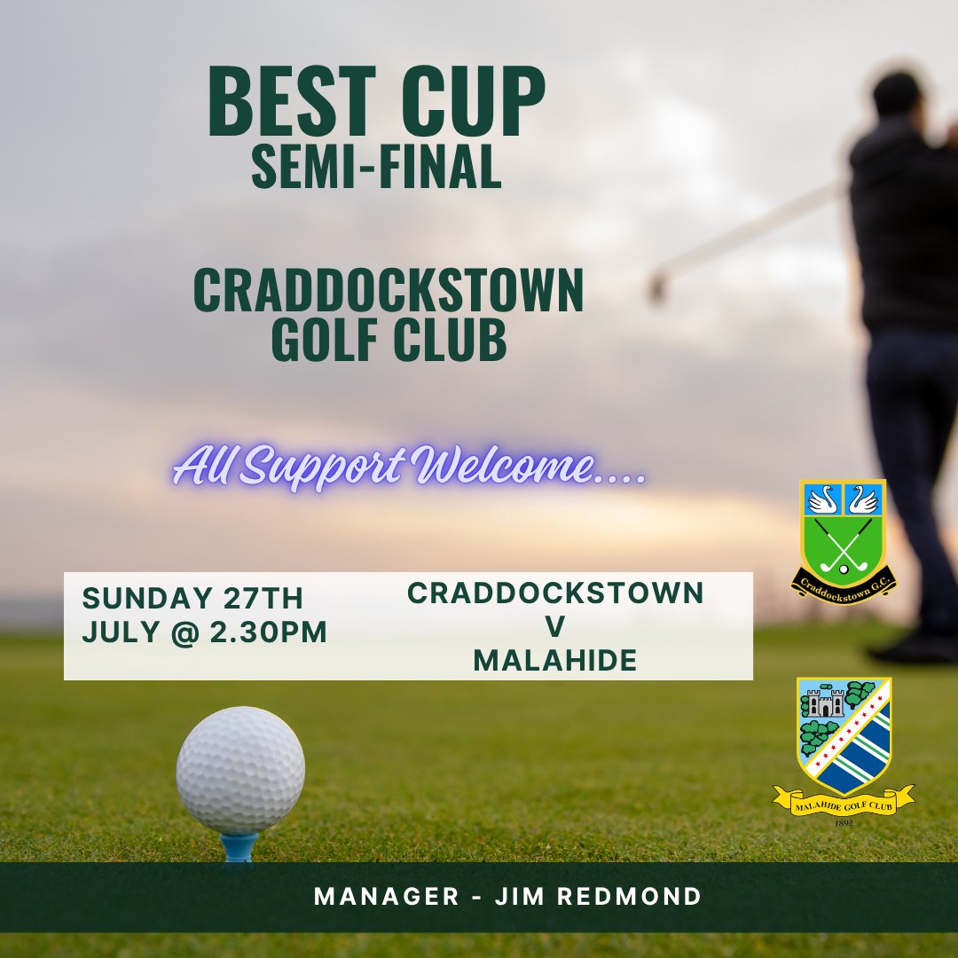 Craddockstown Golf Club (@craddockstown) on Twitter photo 