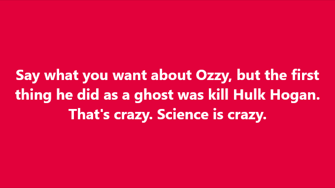 CAustinCox's tweet image. Science is crazy. Wait a second....