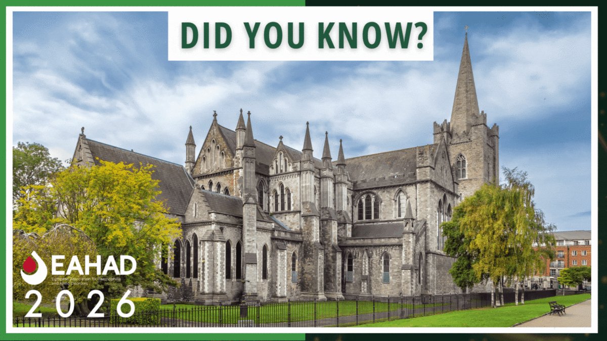 #DidYouKnow? St. Patrick’s Cathedral stands as a testament to Ireland’s rich history, architectural beauty and cultural heritage. It's a must-visit landmark in #Dublin. 
#EAHADCongress #EAHAD2026