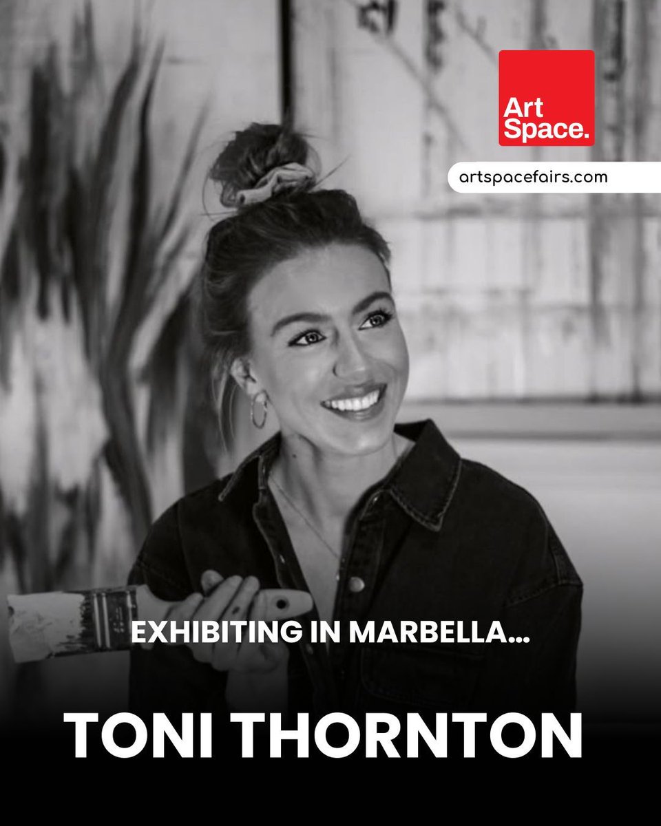 artspacefairs's tweet image. 🎨 We’re excited to welcome artist Toni Thornton to Art Space Marbella 2025!

🎟 FREE TICKETS - buff.ly/kLmtDv3
📍 Where: Anantara Villa Padierna Palace Benahavís Marbella Resort
📅 When: July 31st – August 3rd 2025

#ToniThornton #ArtSpaceMarbella2025 #ArtFair2025