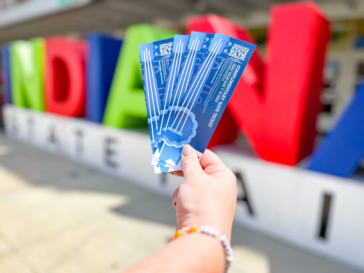 We are just ONE WEEK away from the 2025 Indiana State Fair! 🤩 Do you have your discount tickets yet? Get them by July 31 at 11:59PM ET to save up to 30%!

Don't miss out! Get yours now ➡️ bit.ly/ISF_Tix_FB