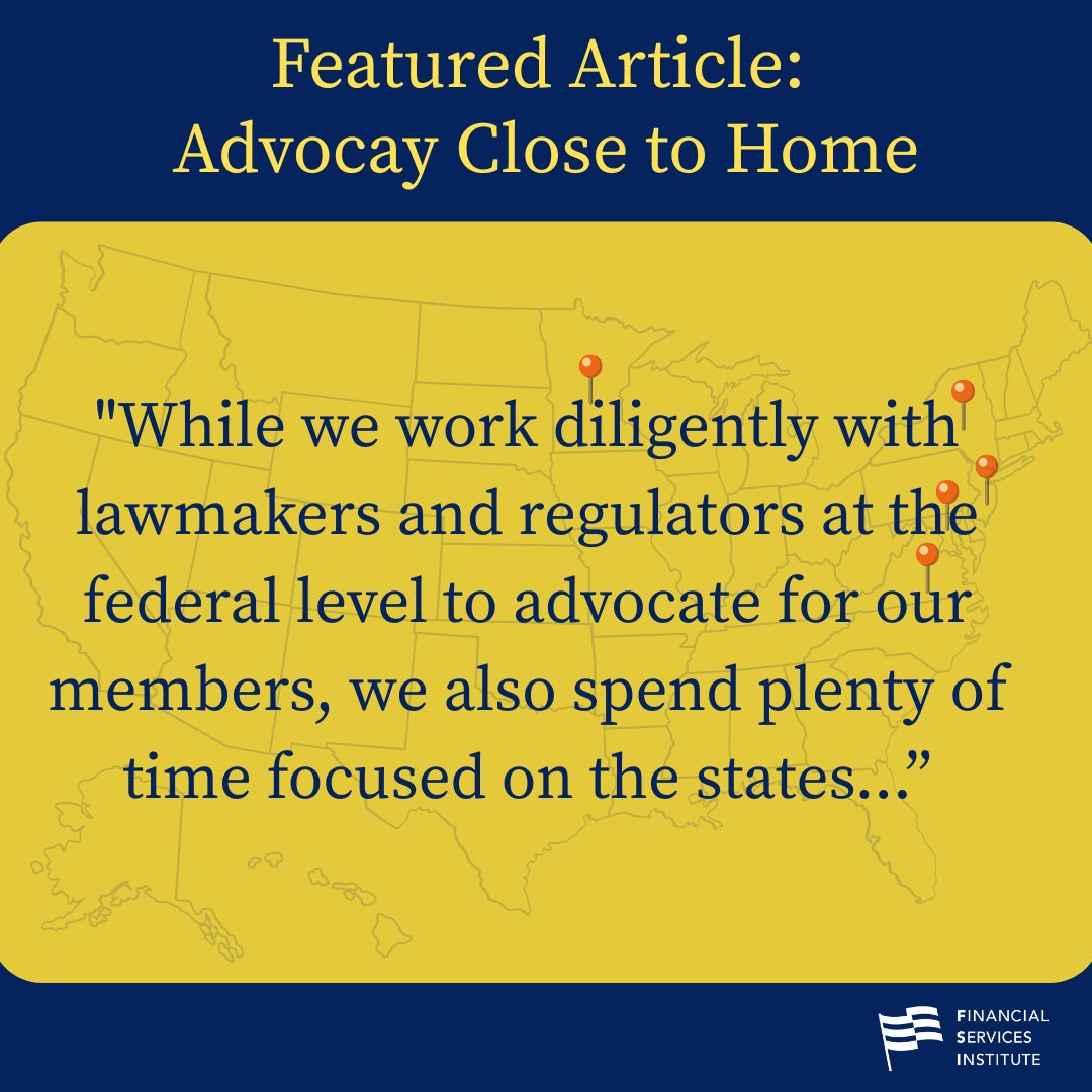 Advocacy doesn’t stop in D.C.—FSI is fighting for independent advisors &amp; firms at the state level too. From AI to contractor rules &amp; financial literacy, we’re driving change close to home. 

Read more: zurl.co/Vt07q

#FSIAdvocacy #FSIVoice #FinancialAdvisors