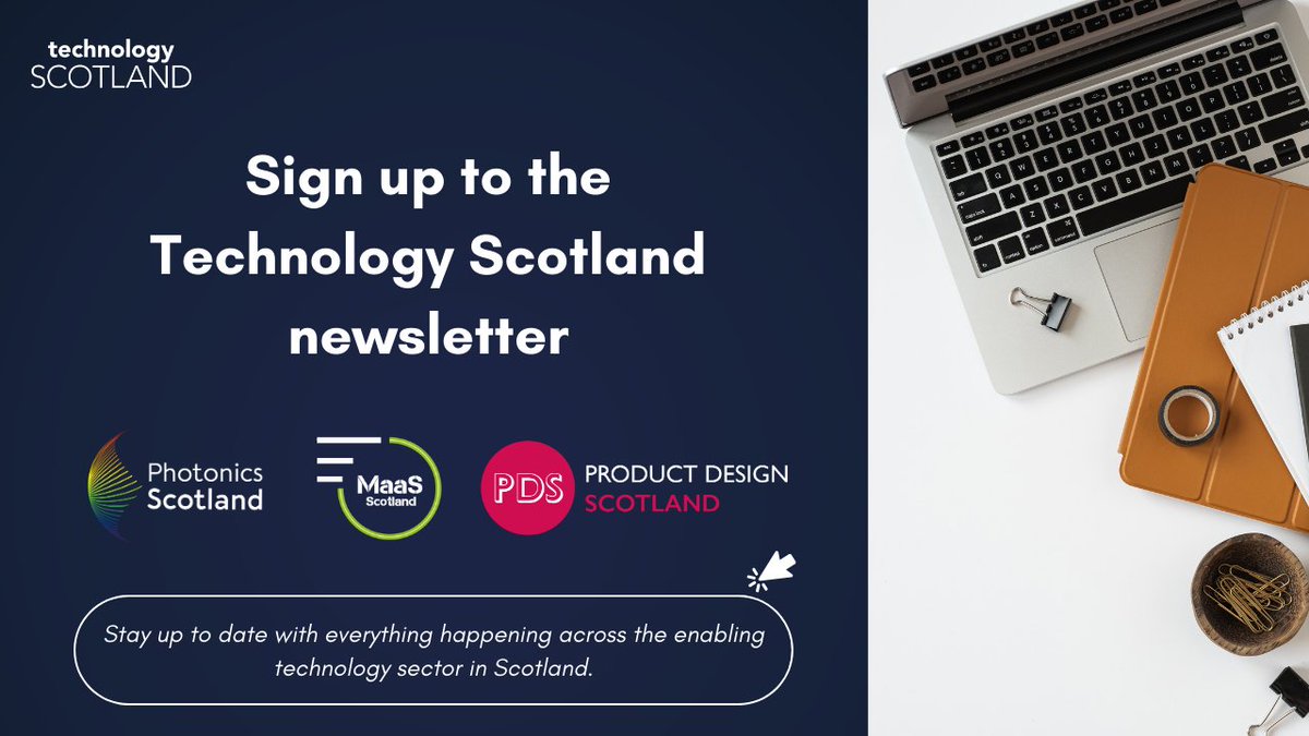 Tech_Scot's tweet image. 📩🚨Sign up to the Technology Scotland newsletter🚨📩

✅The latest Technology Scotland news
✅News from our members
✅The latest funding competitions and opportunities
✅Upcoming events and opportunities to participate

👉 scot.us5.list-manage.com/subscribe?u=e0…