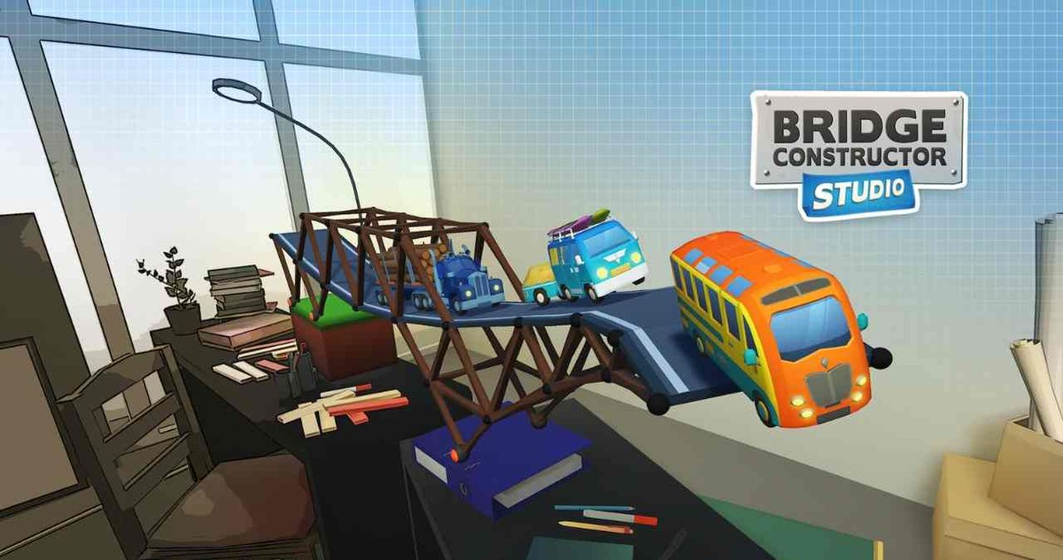 FuturGamingNews's tweet photo. 🧱 Bridge Constructor Studio Edition announced
Coming to PSVR2 & Steam, this builder mode adds deep tools, a sandbox flow, and room for wild contraptions. Build, break, repeat. Read more on the blog.
#BridgeConstructor #VRBuilders #PSVR2 https://t.co/AjshFooyTS