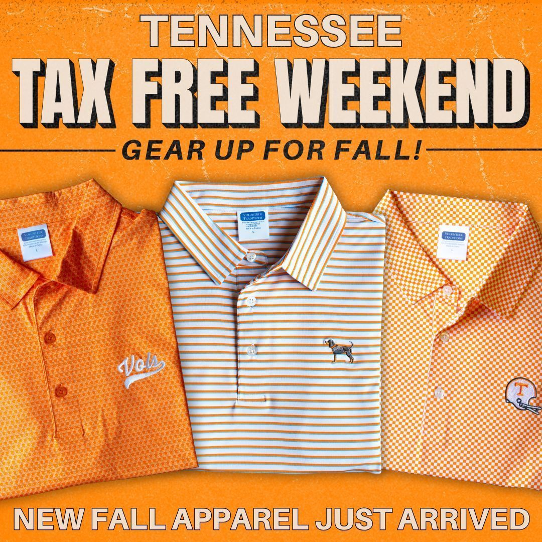 vol_trad's tweet image. TN Tax Free Weekend Happening Now + NEW Fall Gear is HERE!!!! All new styles of Polos, Tees, Hats, & more tax free this weekend only! 🔥
volunteertraditions.com/collections/new