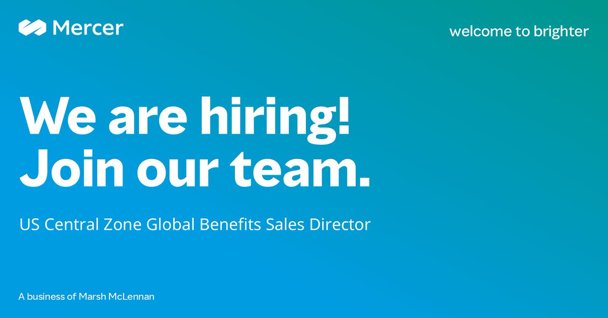 We are #hiring a US Central Zone Global Benefits #Sales Director. In this role, you will lead complex sales cycles, drive new business growth, and build strong relationships with multinational clients. Don't wait—#Apply today. bit.ly/4f3qiMU