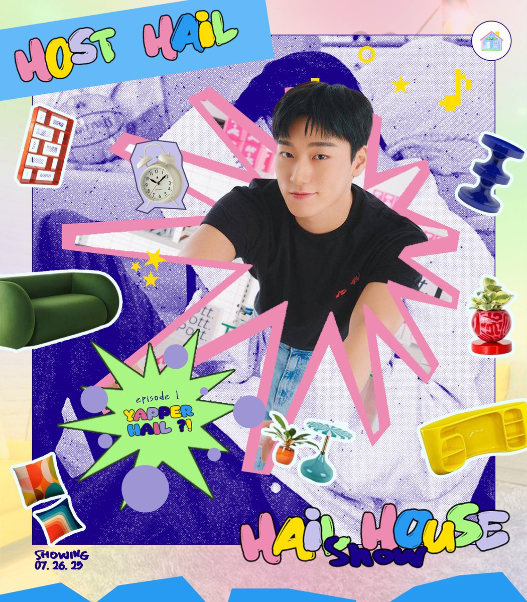 ‌‌
‌‌
Step into the house where anything and everything can happen! 🎉

HAIL HOUSE SHOW kicks off with Episode 1. First guest? Just Hail… yappin’ in his own house. 🛋️💬 Talk’s loud and couch is comfier.

Doors open 07. 26. 25. Don’t be late! 🏠✨

‌‌