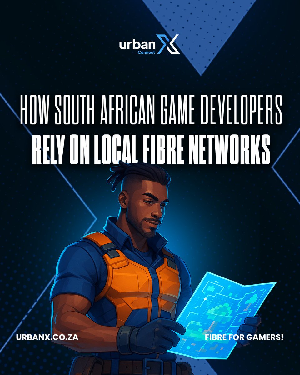🎮 Building the future of gaming starts with the right connection.

From faster build uploads to seamless real-time collaboration, local game devs are powered by fibre that delivers.

🔗 Read more: urbanx.co.za/news/how-south…