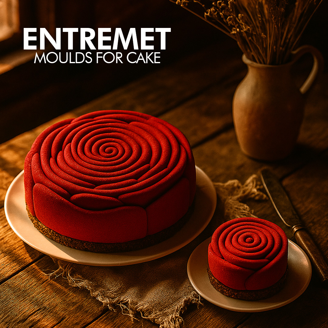 Create Michelin-star level desserts with ease using professional-grade entremet moulds for cake. 

From domes to diamonds, explore chef-approved designs now on Bakerykart.

🔗 bit.ly/entremet-mould…

#Entremet #PastryArt #SiliconeMoulds #Bakerykart #Pavoni
