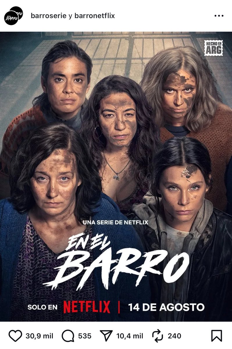 Buen día para todas, sobre todo para nuestra amiga personal Tati Suárez que la debe estar pasando muy lindo. 
Ayer publicaron el tráiler de su serie, y adivinen, no figura ni en los créditos JAJAJ cosecharás tu siembra monchita✨✨
