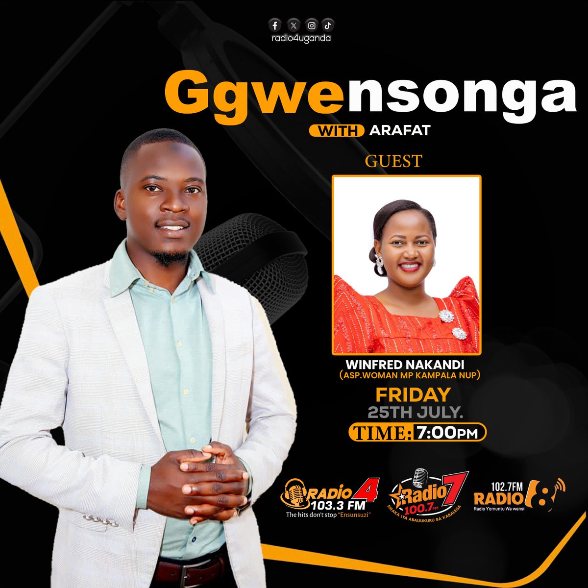 WinifredNakandi's tweet image. Cafch me at 7 pm this evening on @Radio4UG