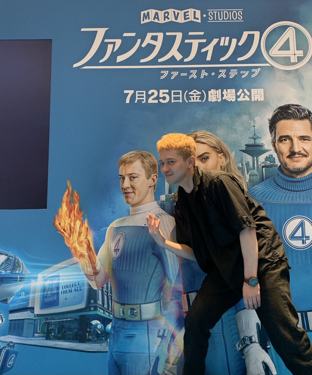 oimoex's tweet image. 映画公開イベントに招待していただき観てきました！
ジョニー役のジョセフ・クインさんのMCU入りが決まった時から楽しみにしていて、やっぱり良い味出してるしカッコ良かった🔥

2D字幕は観たので、吹替とIMAX字幕も観ないと！☄️

#ありがとうファンタスティック4キャンペーン

🤳🏻Sさん@hydranohito