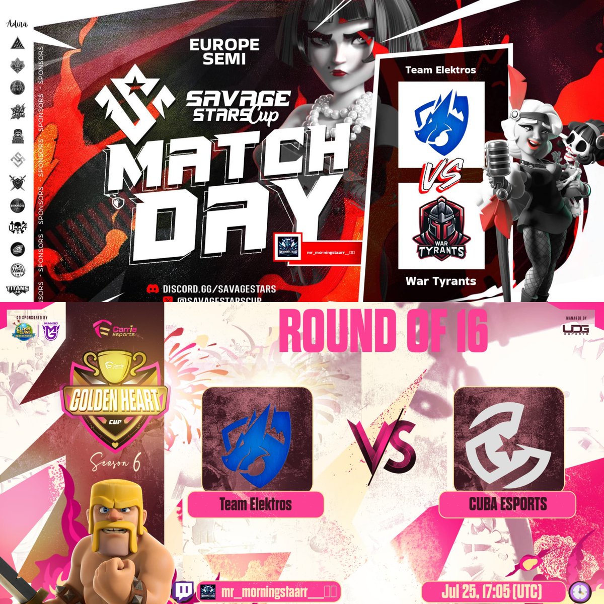 🔥 PERFECT MAYHEM BEFORE THE GOLDEN TICKET FINALS 🔥
7 teams. No mercy.
Bases will burn so might egos, dreams, and maybe a few friendships.
This isn't practice. This is chaos unhinged
Let the war drums echo😈
JOIN ME ON
🔴TTV: twitch.tv/mr_morningstaa…
📺YT: youtube.com/@mr_morningsta…