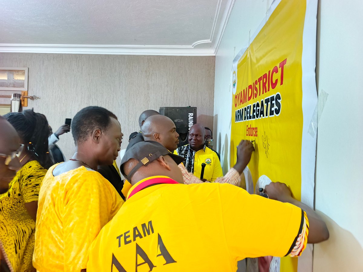 977unityfm's tweet image. NRM delegates from Oyam and Kole Districts have unanimously endorsed the Speaker of Parliament, Rt. Hon. Annet Anita Among, for the position of Female Vice Chairperson of the NRM Central Executive Committee (CEC).
The endorsement took place during a meeting convened by her…