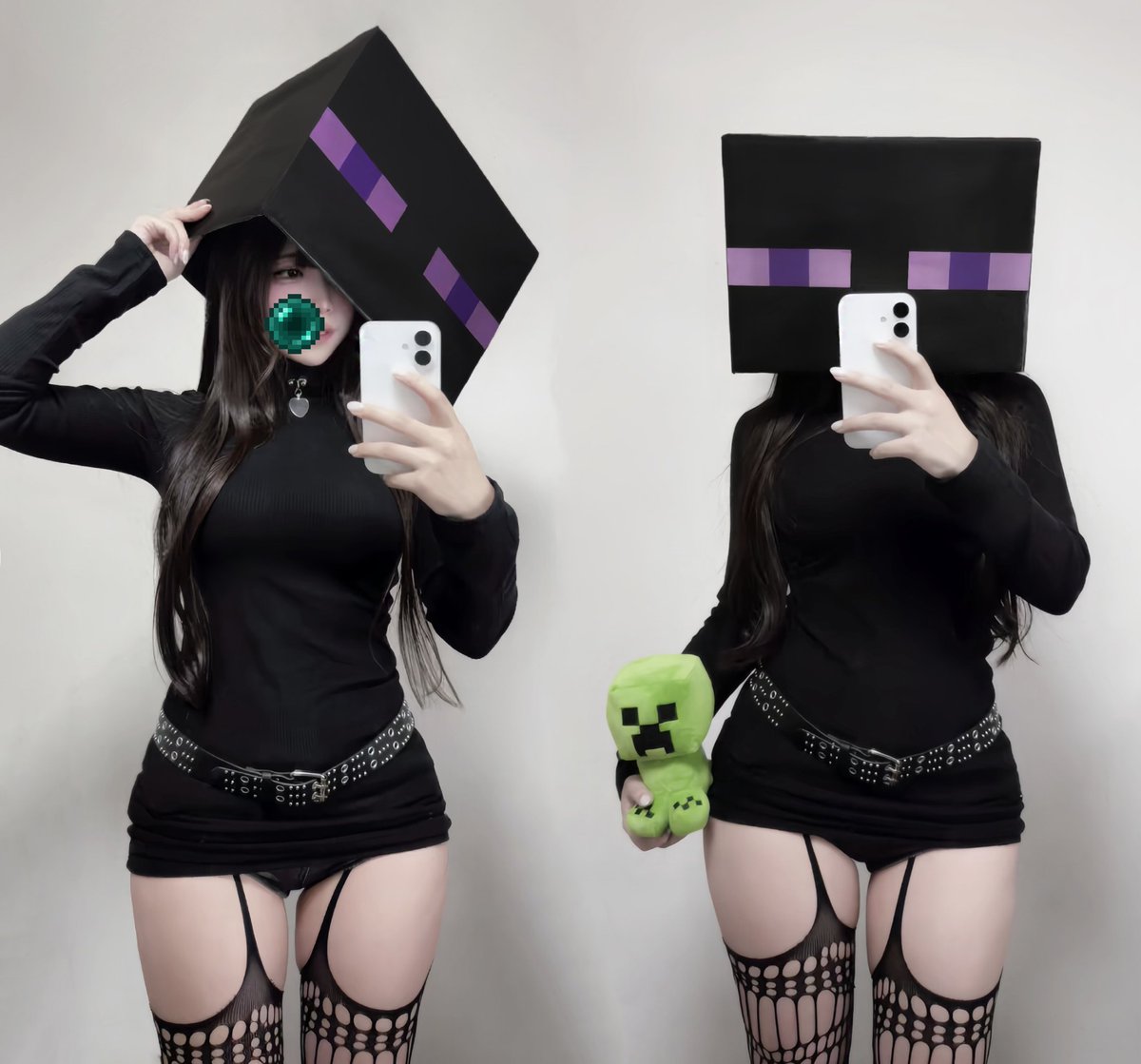 zakuro_otoguro's tweet image. endergirl energy.👁️👁️