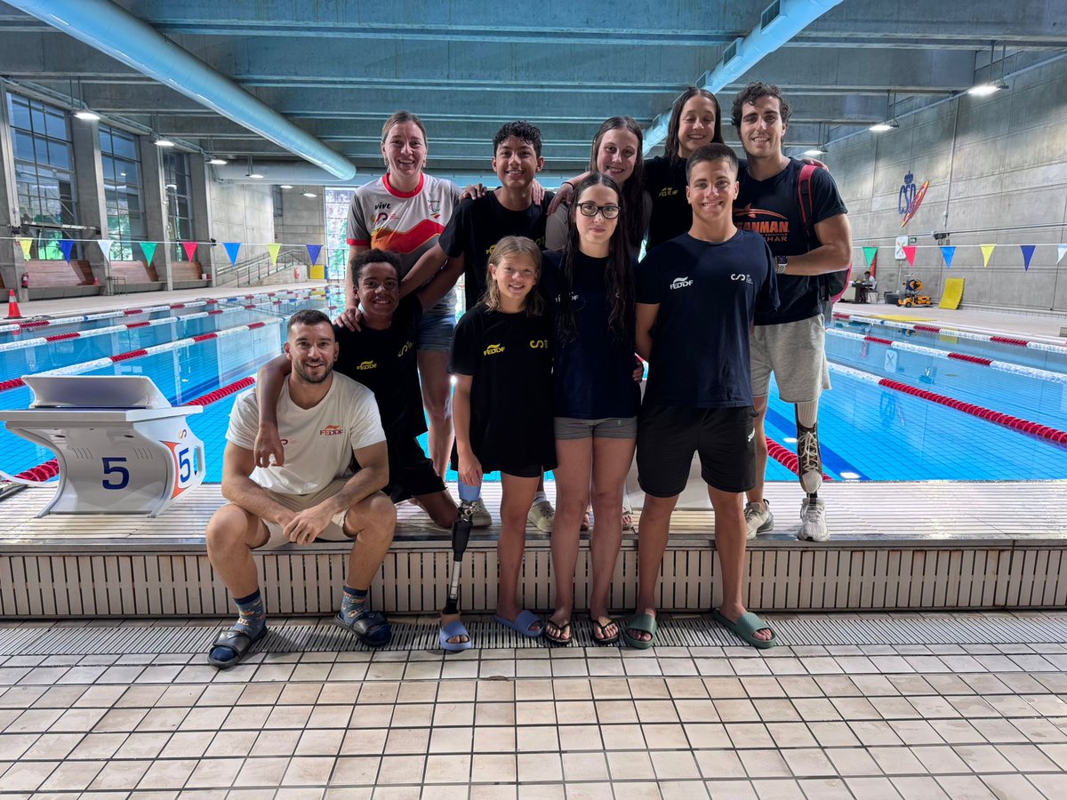 FEDDF (@fededdf) on Twitter photo El #TeamESP 🇪🇸 de #natación, listo para el debut en los Juegos Europeos de la Juventud del Deporte Paralímpico de Estambul 🇹🇷
Berta Colomer, Osaghiren Eribo, Carlota Martínez, Yaiza Mata, César Antonio Pineda, Catalina Sagastizabal y Carlos Toledo
🏊♀️🏊♂️ <a href="/lcgd62/">laureano gil davila</a> #swimming El #TeamESP 🇪🇸 de #natación, listo para el debut en los Juegos Europeos de la Juventud del Deporte Paralímpico de Estambul 🇹🇷
Berta Colomer, Osaghiren Eribo, Carlota Martínez, Yaiza Mata, César Antonio Pineda, Catalina Sagastizabal y Carlos Toledo
🏊♀️🏊♂️ <a href="/lcgd62/">laureano gil davila</a> #swimming