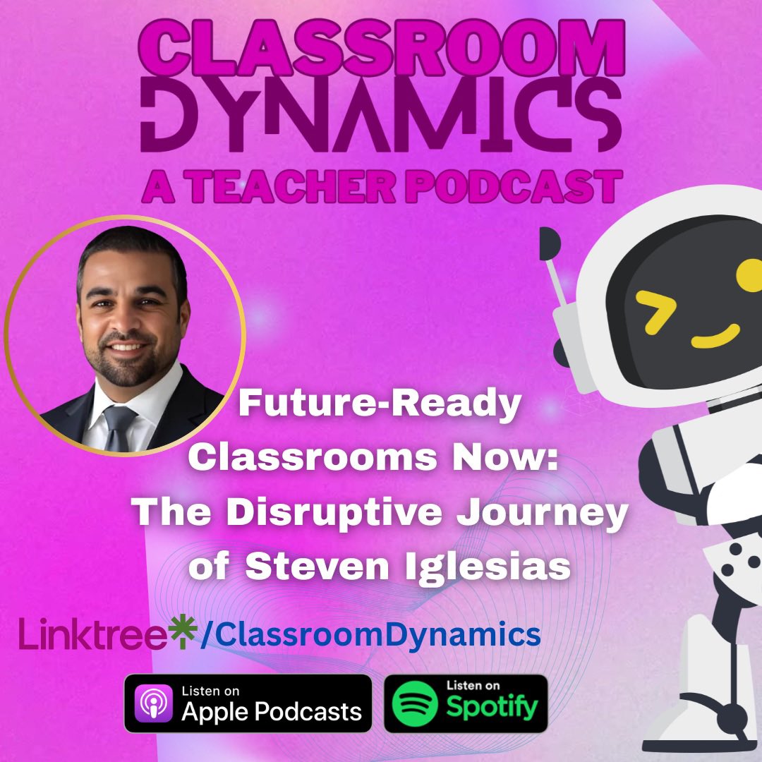 ClassDynamics's tweet image. Did you know that 43% of #teachers used #AI tools in 2024?—and it’s not slowing down. The best #educators aren’t being replaced—they’re being amplified.🎙️ Discover how on Classroom Dynamics.
#AIinEducation #EdTech #education #edutech 🎧 podcasts.apple.com/us/podcast/cla…