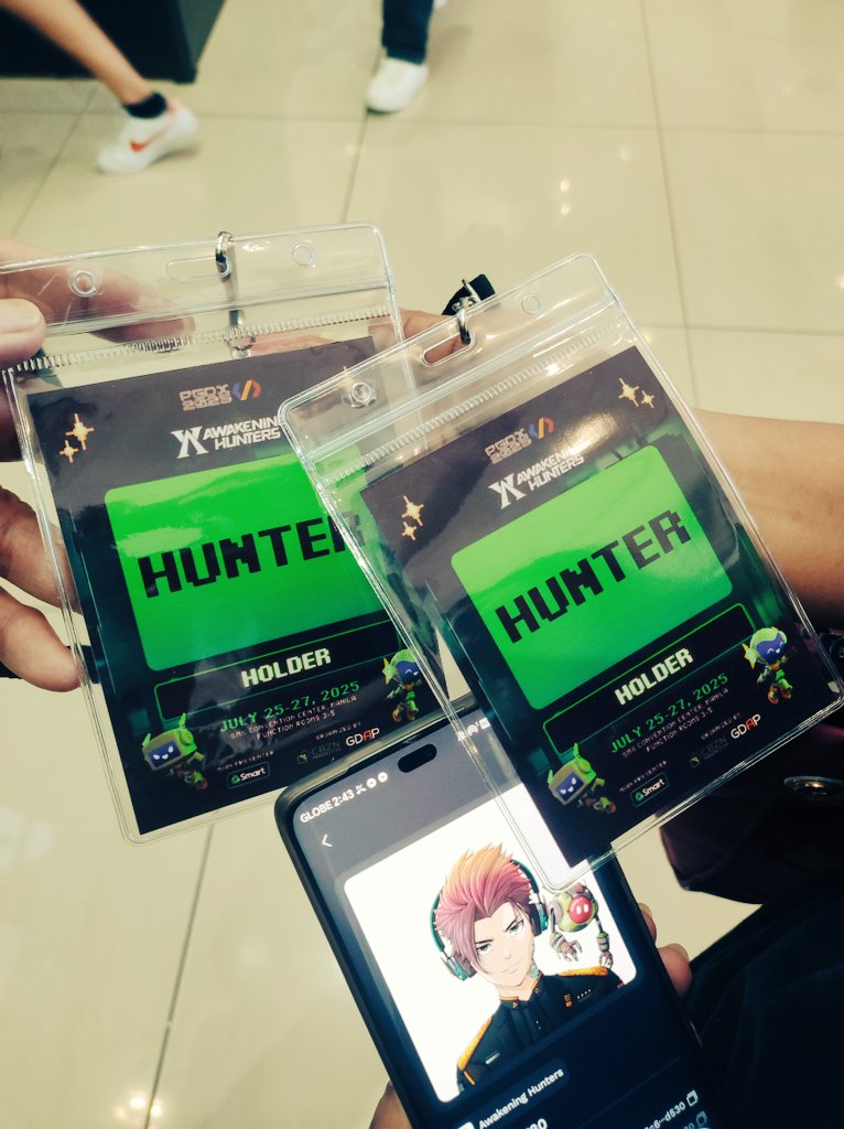 RedGuap0's tweet image. 1st day at PGDX!
Free unli coffee @ @AwakenHunterNFT booth! Nice too meet you boss @daryl24_eth see you guys tomorrow 🔥🔥🔥
#awakeninghunters
#ronin
#nft
#fyp